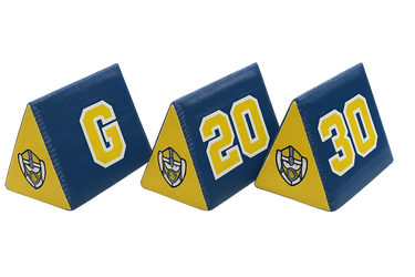 Custom Football Sideline Spirit Markers | Set of 11 Markers
